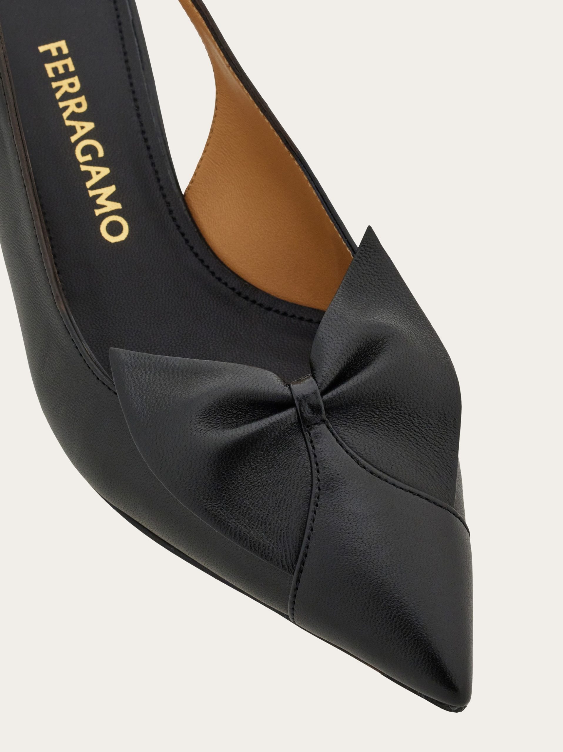 Ferragamo Soft bow slingback pump - Image 2